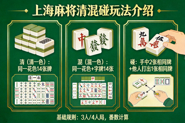 上海麻将清混碰玩法介绍配图